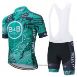 2021 Cycling Jersey Vital Concept-bb Hotels Green Short Sleeve And Bib Short