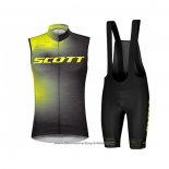 2021 Wind Vest Scott Black Yellow Short Sleeve And Bib Short