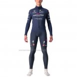 2022 Cycling Jersey Deceuninck Quick Step Dark Blue Long Sleeve and Bib Short