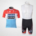 2010 Cycling Jersey Saxo Bank Luxembourg Short Sleeve and Bib Short