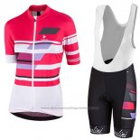 2017 Cycling Jersey Women Nalini Dolomiti Red Short Sleeve and Bib Short