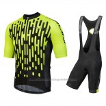 2018 Cycling Jersey Nalini Podio Green Short Sleeve and Bib Short