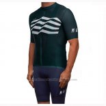 2019 Cycling Jersey Maap Flag Green White Black Short Sleeve and Bib Short