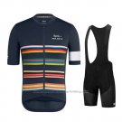 2019 Cycling Jersey Paul Smith Rapha Dark Blue Short Sleeve and Bib Short