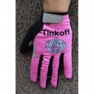 2020 Tinkoff Full Finger Gloves Pink