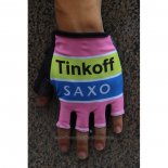 2020 Tinkoff Saxo Gloves Cycling Pink