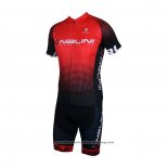 2021 Cycling Jersey Nalini Red Short Sleeve And Bib Short