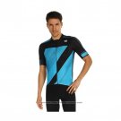 2021 Cycling Jersey Sportful Blue Black Short Sleeve And Bib Short