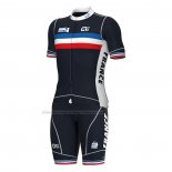 2022 Cycling Jersey France Deep Blue Short Sleeve and Bib Short