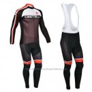 2013 Cycling Jersey Castelli Fuchsia Long Sleeve and Bib Tight