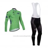2014 Cycling Jersey Tour de France Vede Militare Long Sleeve and Bib Tight