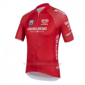 2016 Cycling Jersey Giro d'Italia Red Short Sleeve and Bib Short