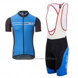 2017 Cycling Jersey Nalini Sinello Ti Blue Short Sleeve and Bib Short