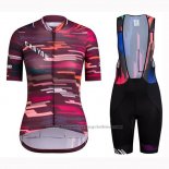 2019 Cycling Jersey Women Canyon Red Short Sleeve and Bib Short