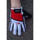 2020 Pinarello Full Finger Gloves White Red