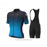 2021 Cycling Jersey ALE Blue Short Sleeve And Bib Short(5)