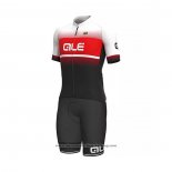 2021 Cycling Jersey ALE Red Short Sleeve And Bib Short