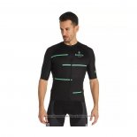 2021 Cycling Jersey Bianchi Black Short Sleeve And Bib Short(2)