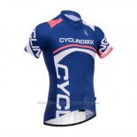2014 Cycling Jersey Fox Cyclingbox Blue Short Sleeve and Bib Short
