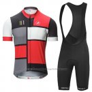 2016 Cycling Jersey Castelli Red and Black Short Sleeve and Bib Short