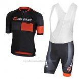 2017 Cycling Jersey Inverse Black Short Sleeve and Bib Short