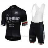 2018 Cycling Jersey Lungomare Black Short Sleeve and Bib Short