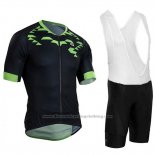 2018 Cycling Jersey Sugoi RS Training Black and Green Short Sleeve and Bib Short
