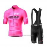 2019 Cycling Jersey Giro d'Italia Pink Short Sleeve and Bib Short