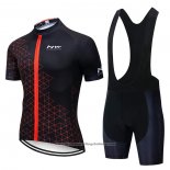2020 Cycling Jersey Northwave Black Red Short Sleeve And Bib Short(1)
