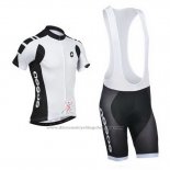 2014 Cycling Jersey Assos White and Black Short Sleeve and Bib Short