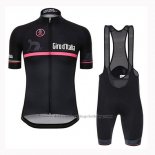 2019 Cycling Jersey Giro d'Italia Black Short Sleeve and Bib Short