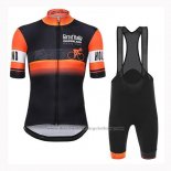 2019 Cycling Jersey Giro d'Italia Orange Short Sleeve and Bib Short