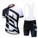2019 Cycling Jersey Specialized White Black Short Sleeve and Bib Short