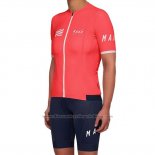 2019 Cycling Jersey Women Maap Red Short Sleeve and Bib Short