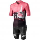 2020 Cycling Jersey Giro d'italy White Black Pink Short Sleeve And Bib Short