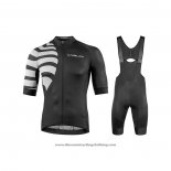 2021 Cycling Jersey Nalini Black Short Sleeve And Bib Short