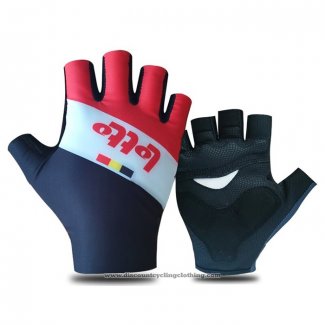 2021 Lotto Soudal Gloves Cycling Red White Black
