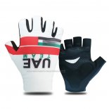 2021 UAE Gloves Cycling White Red
