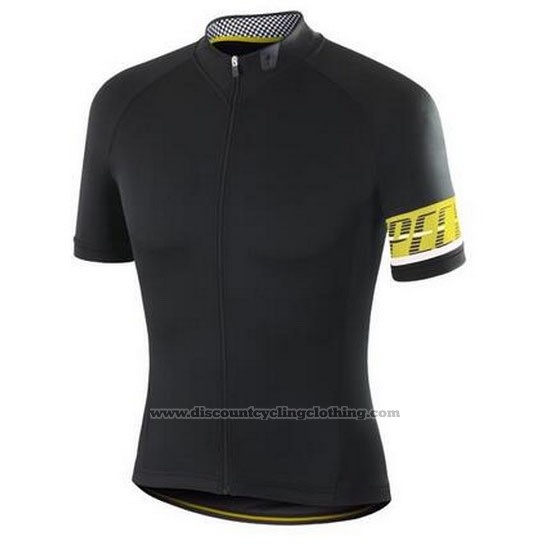 2016 Cycling Jersey Specialized Dark Black Short Sleeve and Bib Short